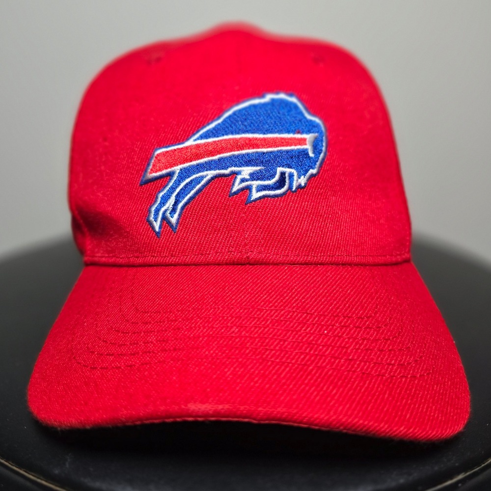 Buffalo Bills NWT One-Tone Red Blue Strapback NFL Football Dad Hat